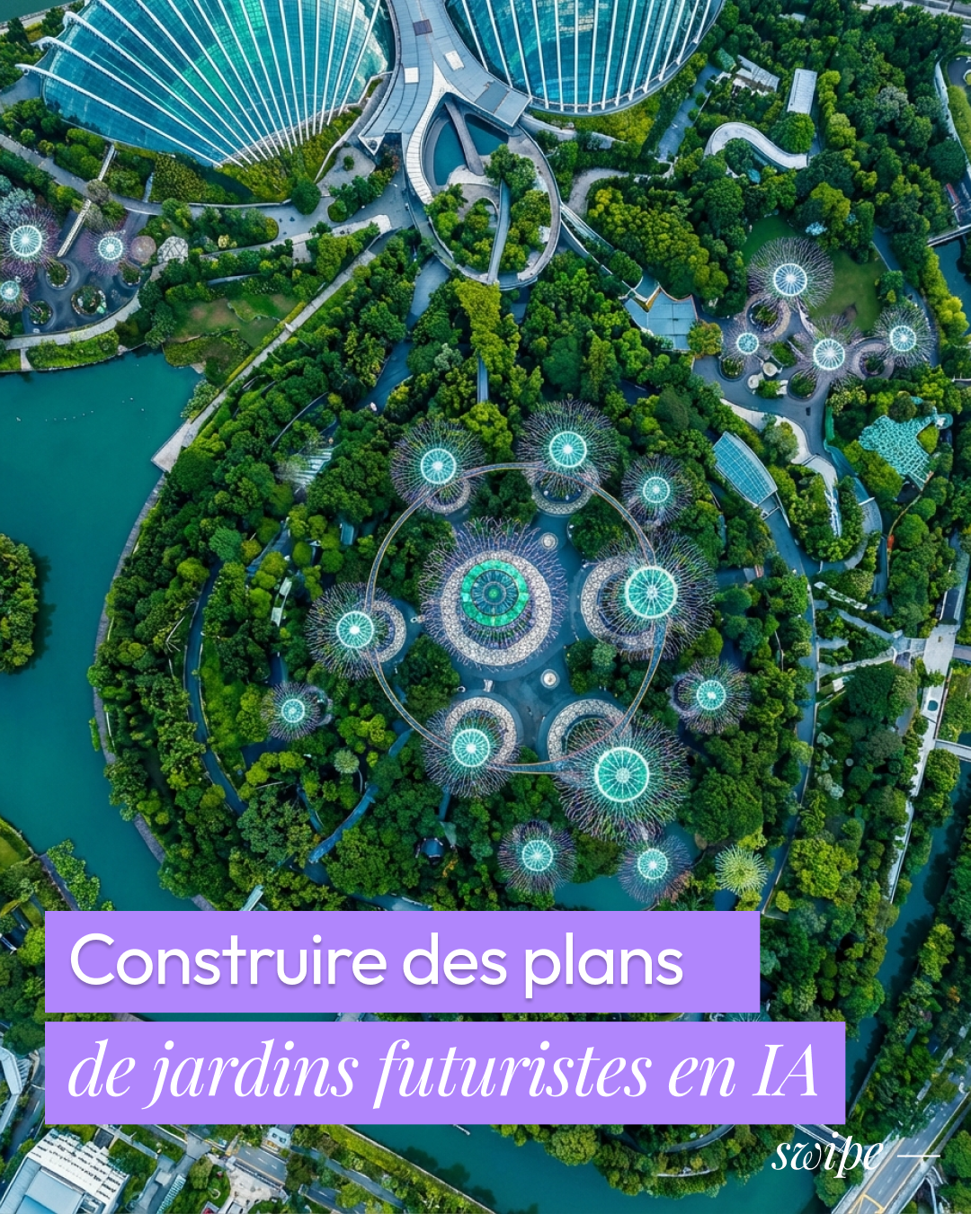 Construire des plans de jardins futuristes en IA