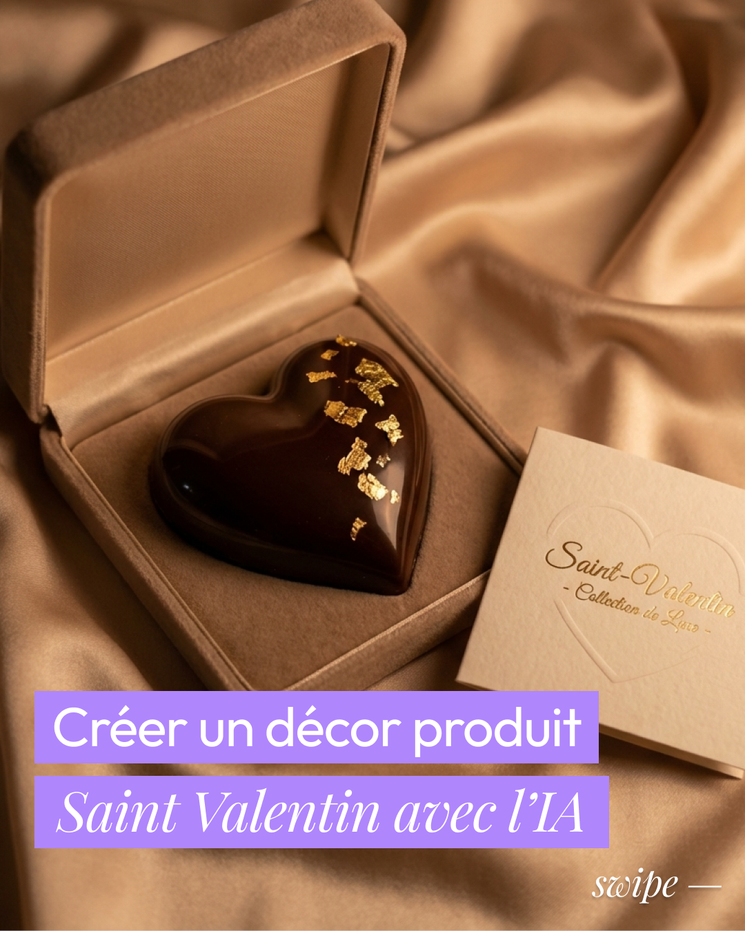 Creer un decor produit St Valentin