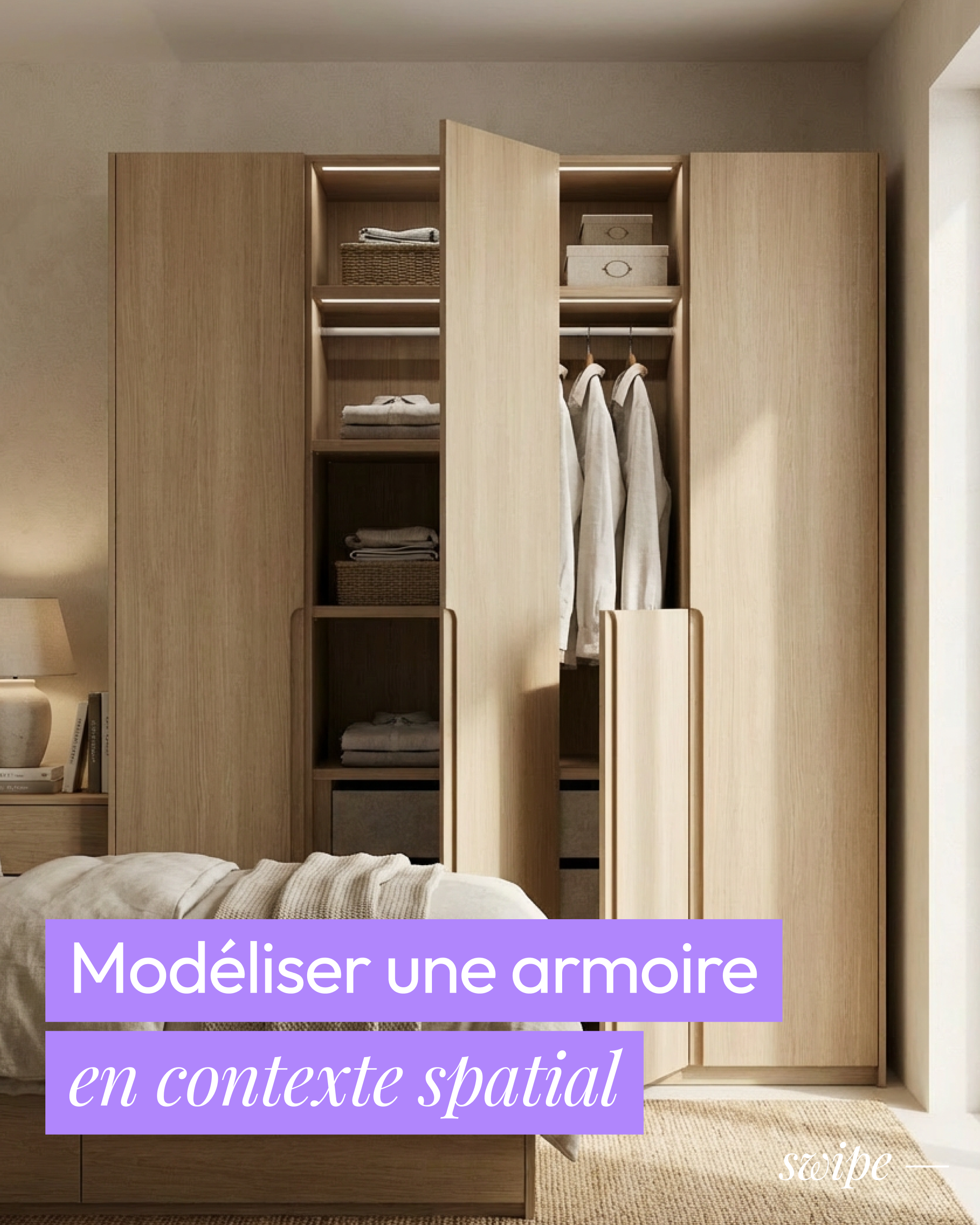 Modeliser une armoire en contexte spatial