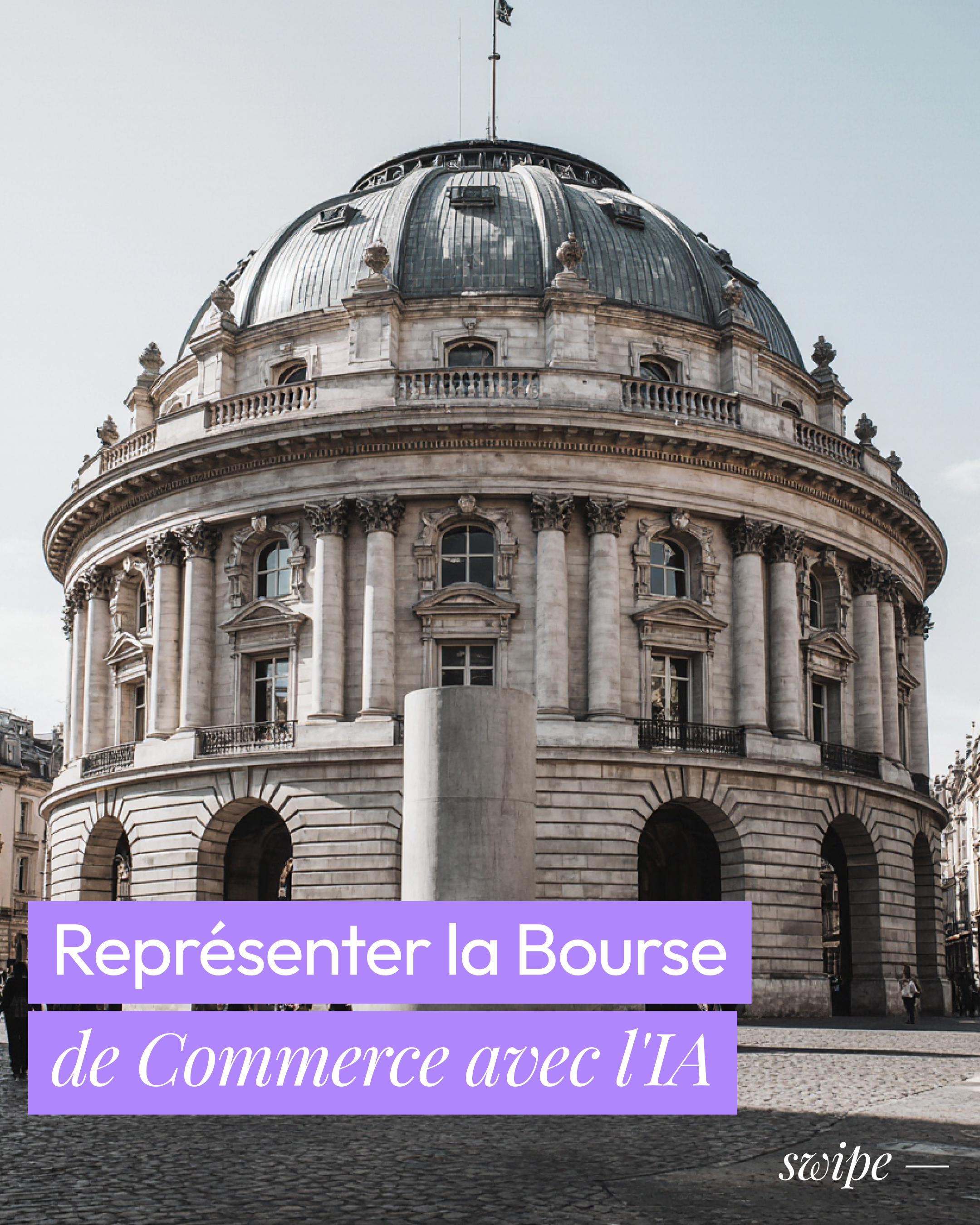 Representer la Bourse de Commerce en 4 lectures visuelles