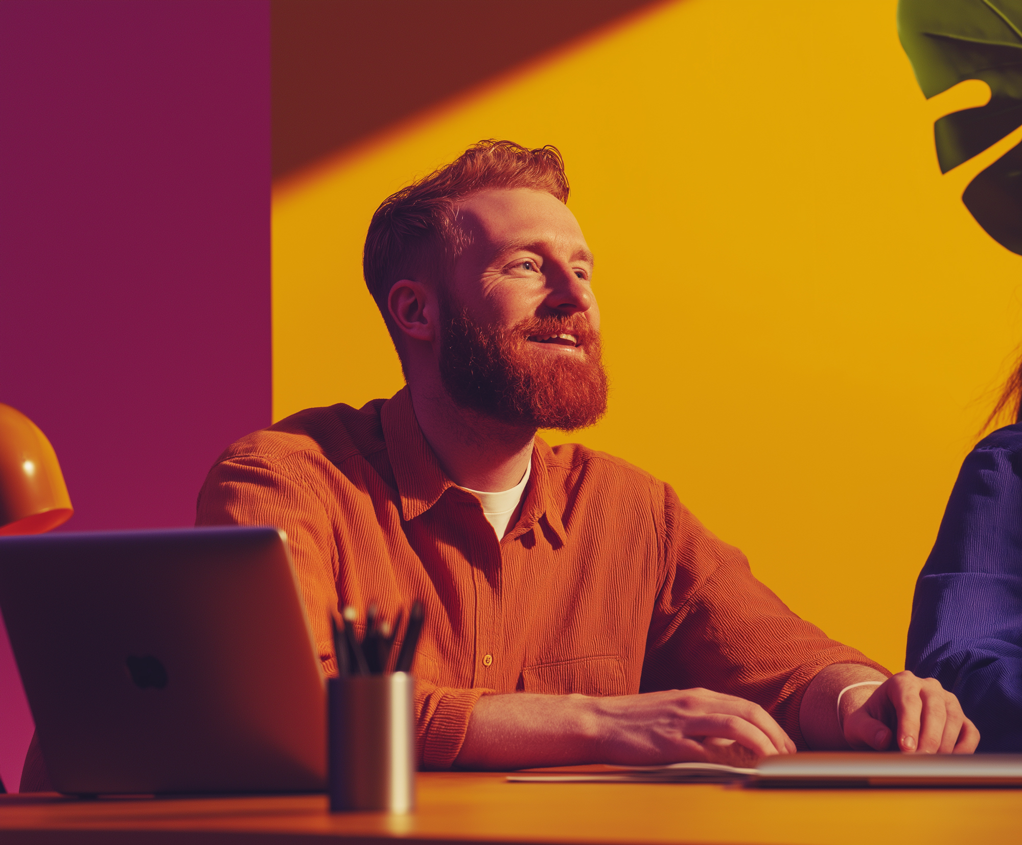 Creatif en action sur un projet IA